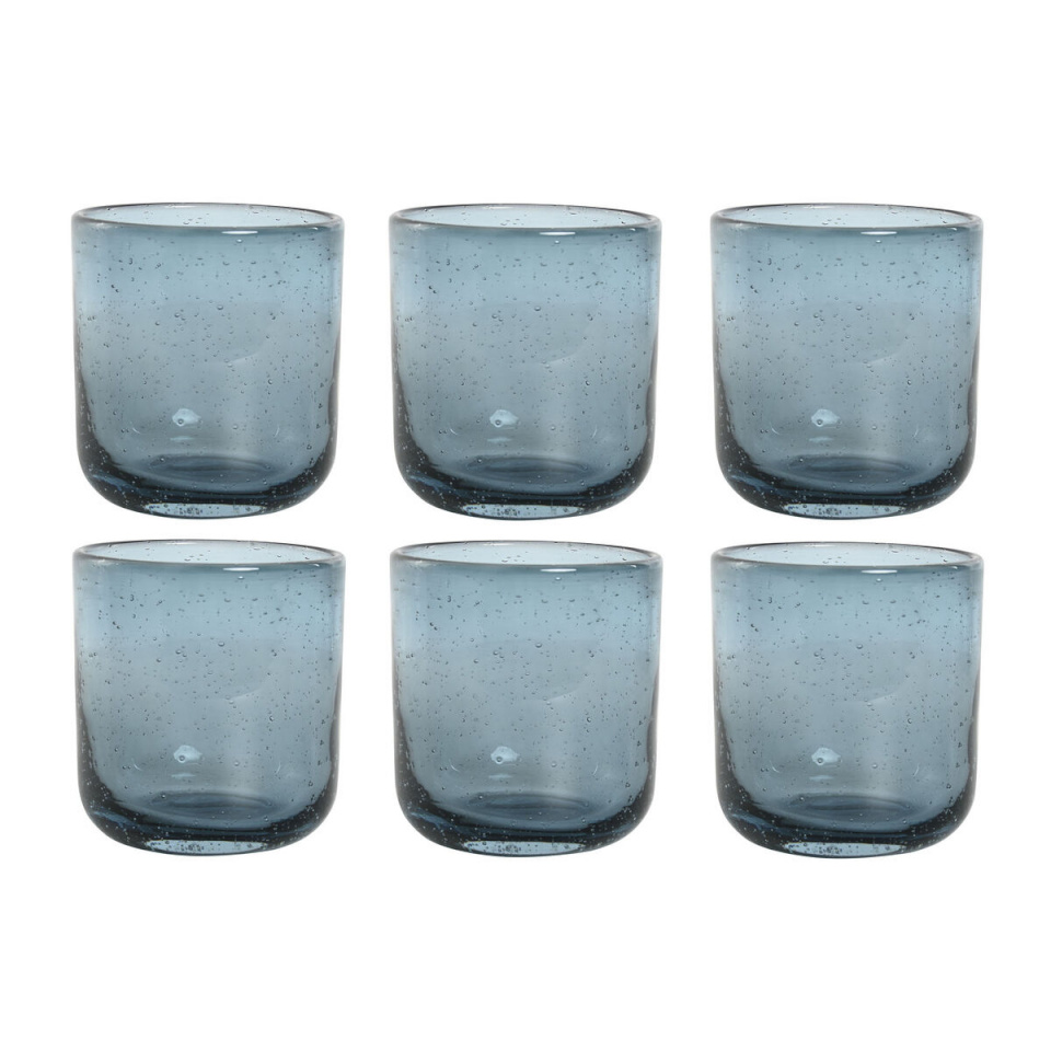 Home ESPRIT klaaside komplekt sinine Kristall 320ml (6tk)
