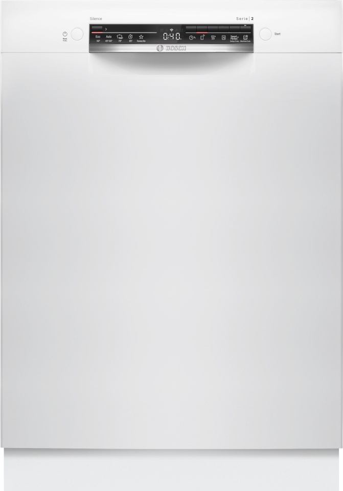 Bosch integreeritav nõudepesumasin SMU2HVW02S Serie 2 Dishwasher, valge