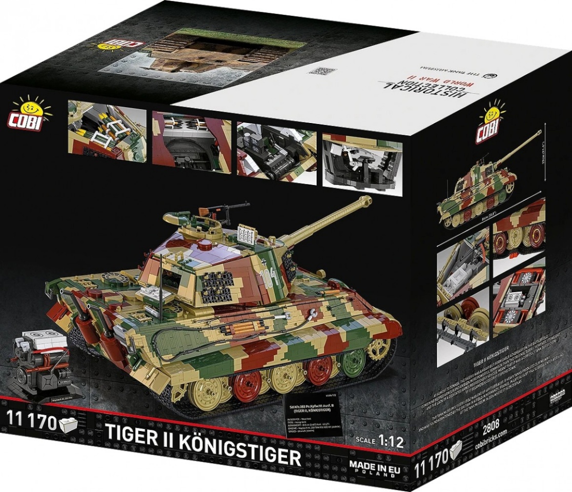 Cobi klotsid Bricks Tiger II Konigstiger 11170 pieces
