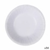 Algon Taldrikute komplekt Ühekordne valge Papp 450ml (36tk)