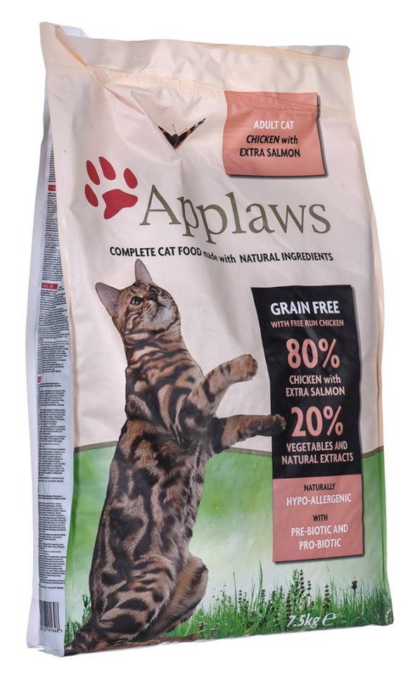 Applaws kuivtoit kassile CAT Adult Chicken with Salmon, 7,5kg
