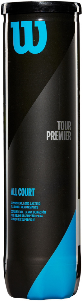 Wilsoni tennisepall Tour Premier All Court, 4 tk