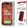 Displex kaitseklaas Apple iPhone 17 Pro Max Full Cover 3D Privacy Glass By must