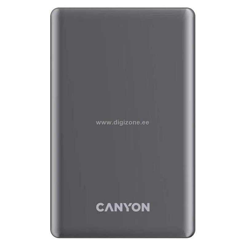 Canyon akupank Power bank 5000mAh 20W MagSafe, Dark Grey