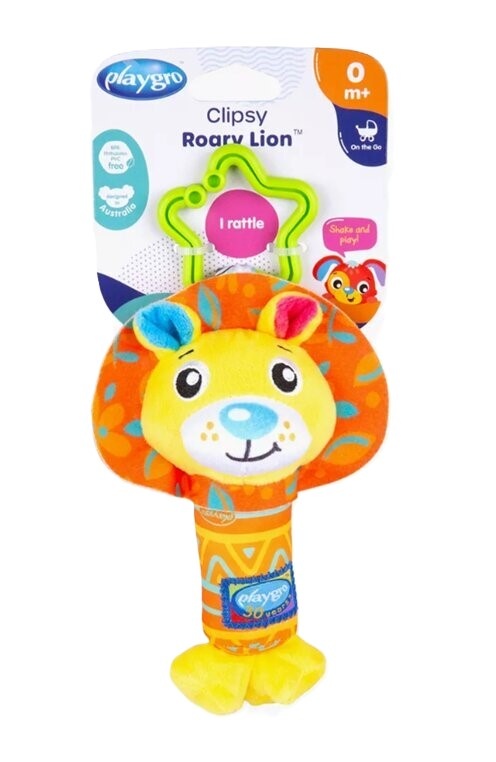 Playgro riputatav mänguasi Clipsy Roary Lion, 0189044