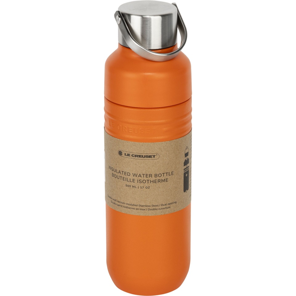 Le Creuset termospudel Drinking Bottle On-The-Go Oven Red 500ml