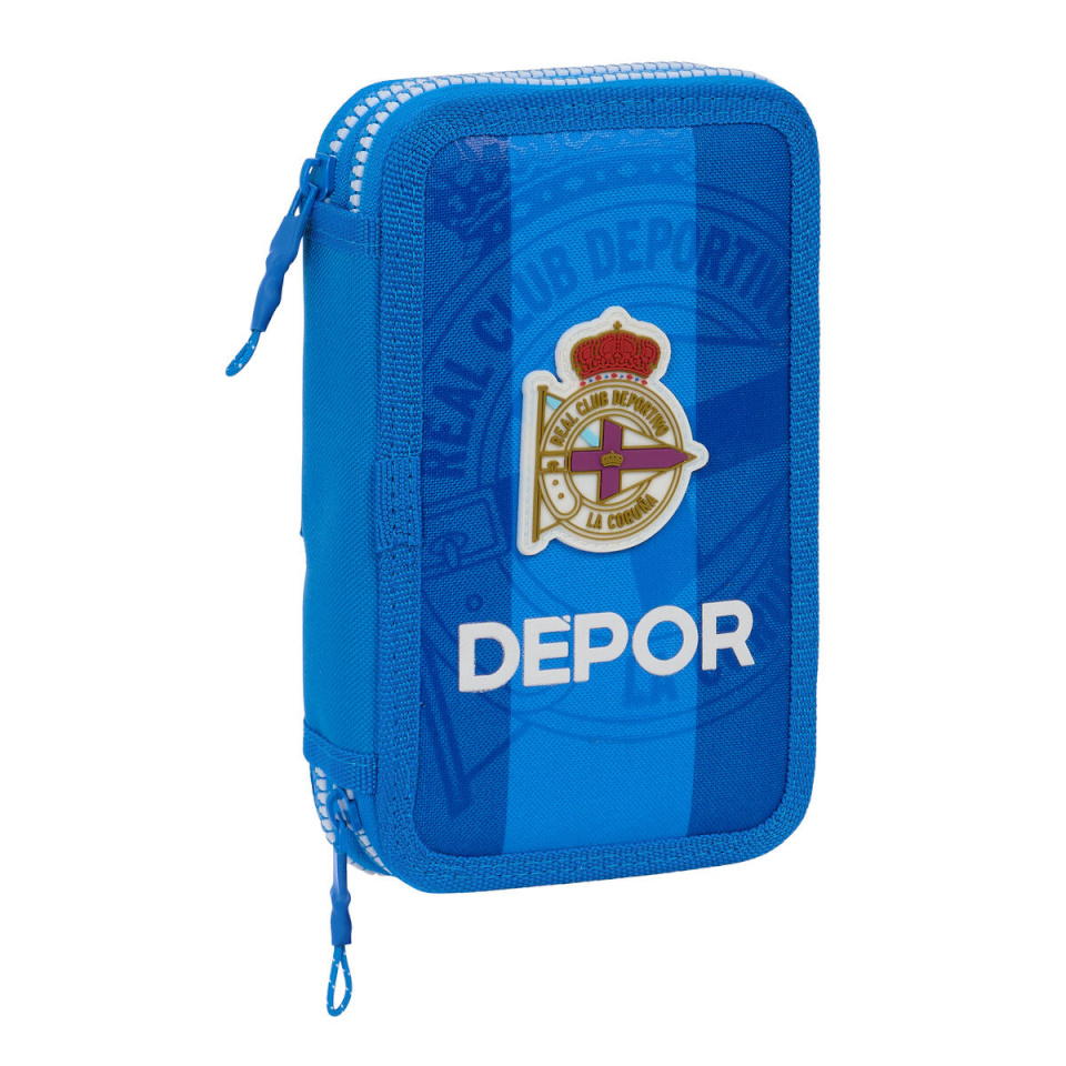 R. C. Deportivo de La Coruña kahe sahtliga pinal sinine 12.5x19.5x4cm 28-osaline