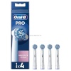 Braun lisaharjad EB60-4NEW Oral-B Sensitive Clean Pro, 4tk, valge