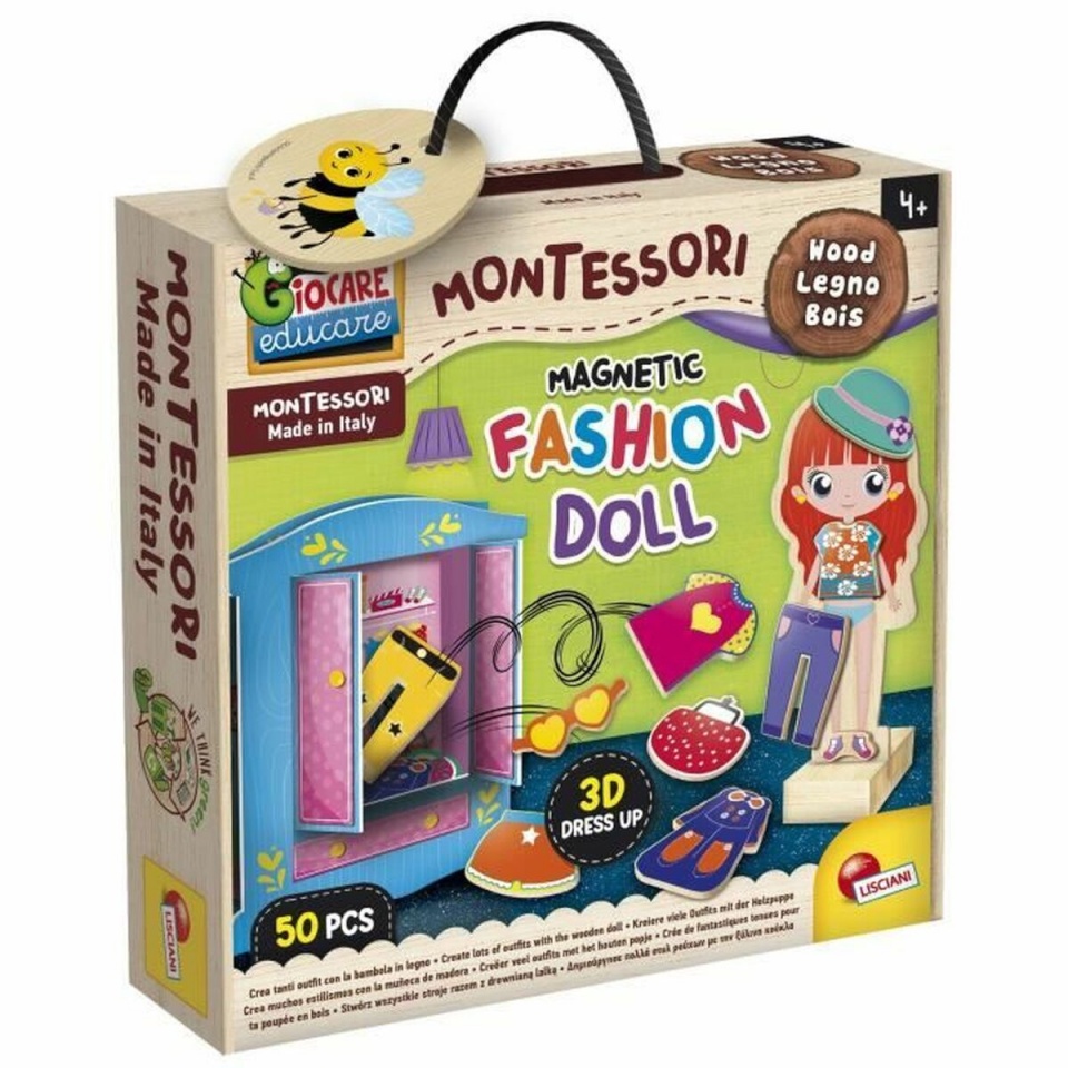 Lisciani Giochi arendav mäng kolm-ühes Magnetic Fashion Doll FR