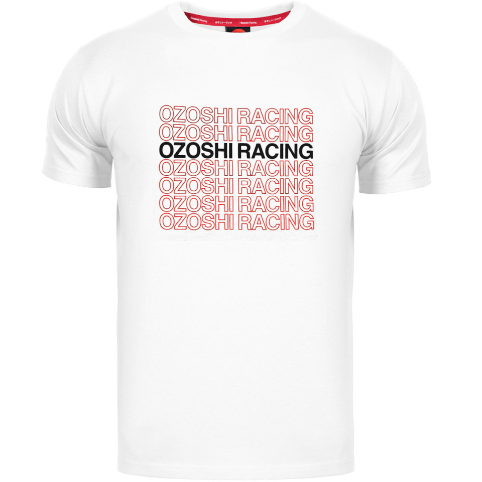 Ozoshi T-särk meestele TSH04 valge OZ93801 suurus S