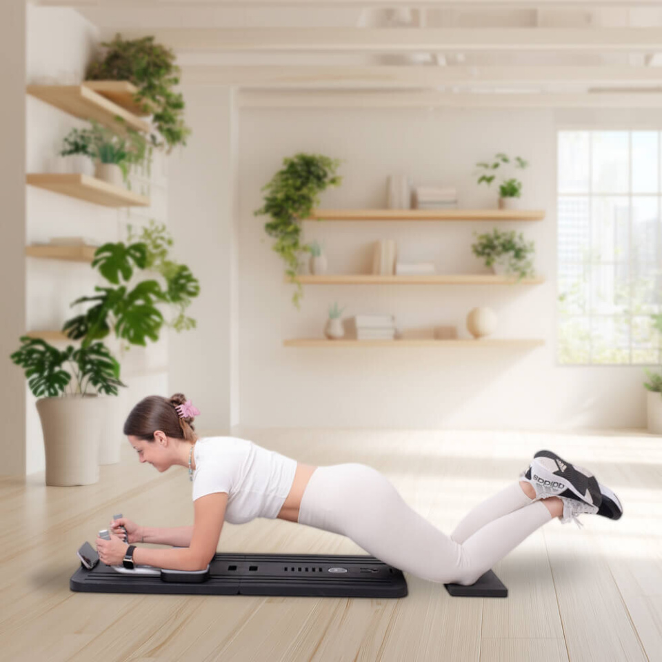 inSPORTline Pilates Reformer Trancer Basic lilla