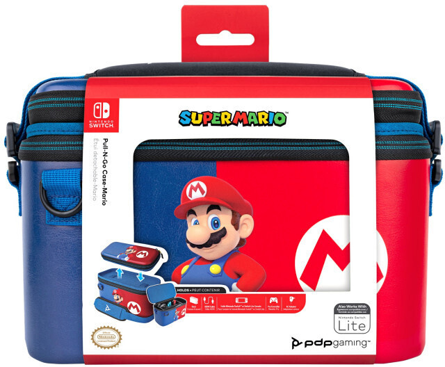 PDP kaitsekott Pull-N-Go Case, Switch, Mario