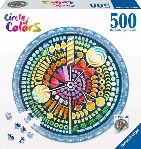 Ravensburger pusle Circle of Colors Candy 500-osaline