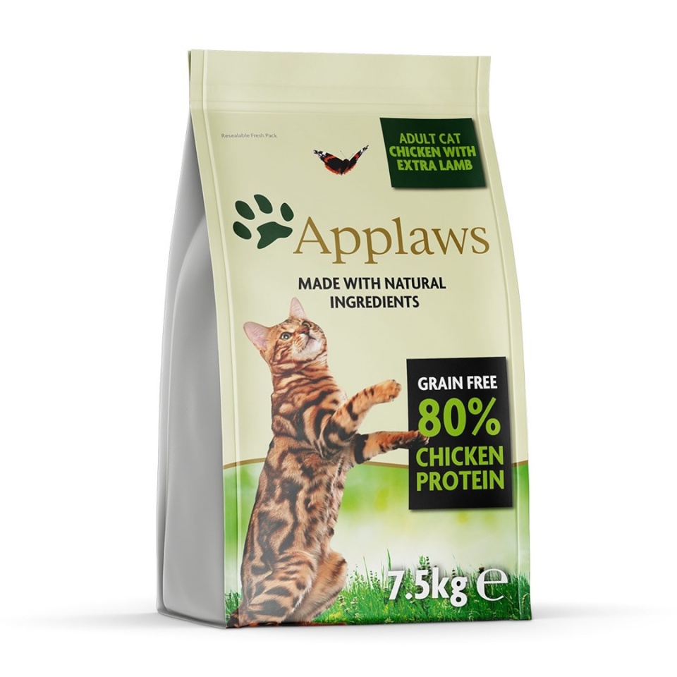 Applaws kuivtoit kassile Cat Chicken and Lamb, 7,5kg