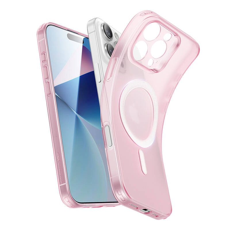 ESR kaitsekest Zero Clear Case (HaloLock) case for iPhone 16 Pro Max (roosa)