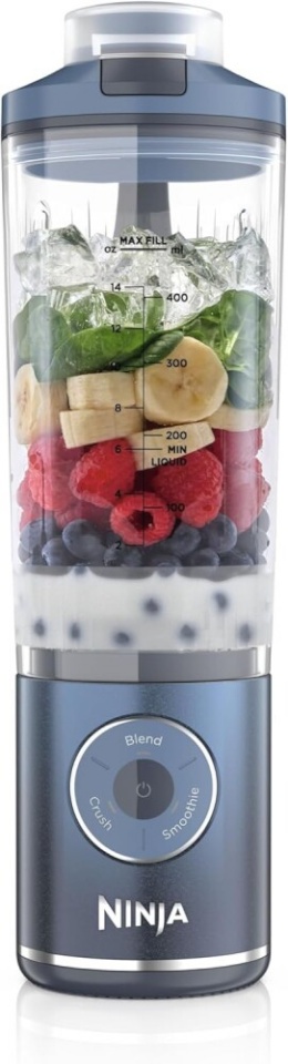 Ninja blender BC251EUNV Blast Max Cordless Portable Blender, 570ml, sinine