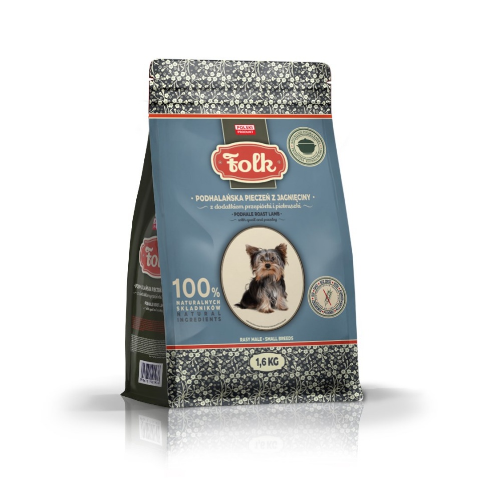 Folk kuivtoit koerale Small Breeds Podhale-Style Lamb Roast with Quail and Parsley, 1,6kg