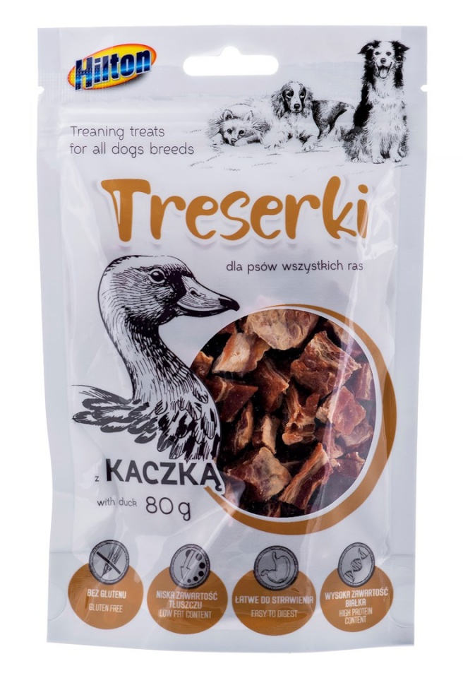 Hilton maius koerale Treaning treats Duck - Dog treat - 80g