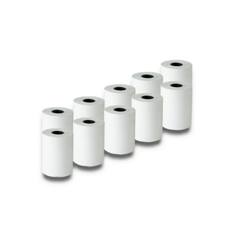 Qoltec rullpaber 51896 Thermal Roll 57 x 20, 55g/m2, 10tk, valge