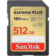 Sandisk mälukaart SDXC 512GB Extreme Plus