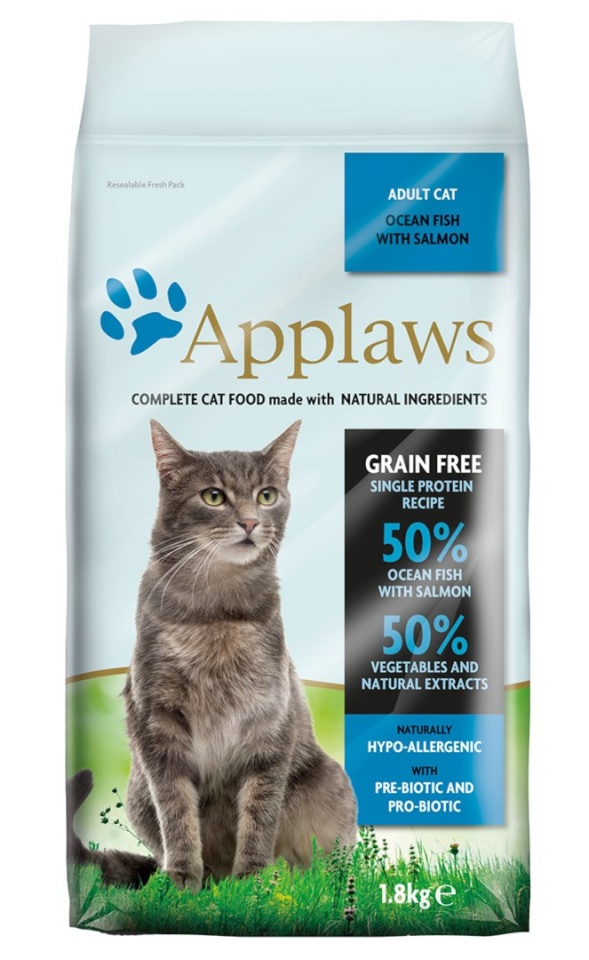 Applaws kuivtoit kassile 5060122497312 Cats Dry Food 6kg Adult Fish
