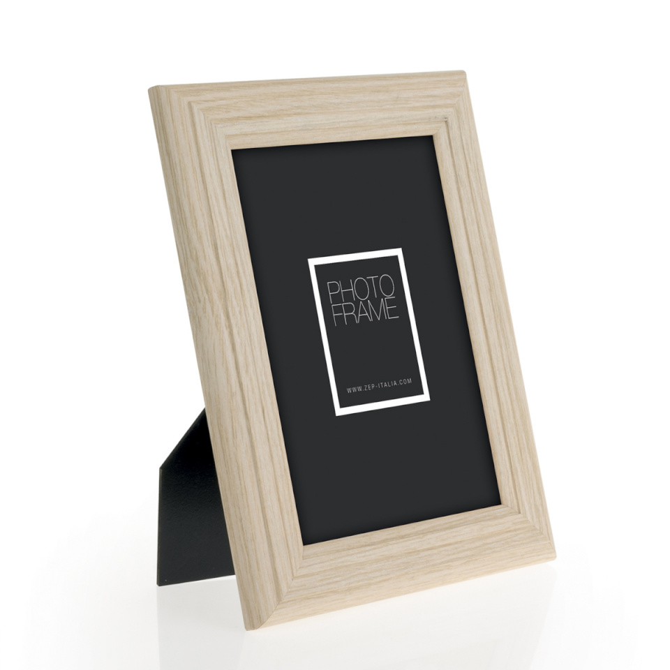 ZEP pildiraam Valencia 10x15 cm, naturaalne, puitkarkass, puidust raamiga riputamiseks + püsti
