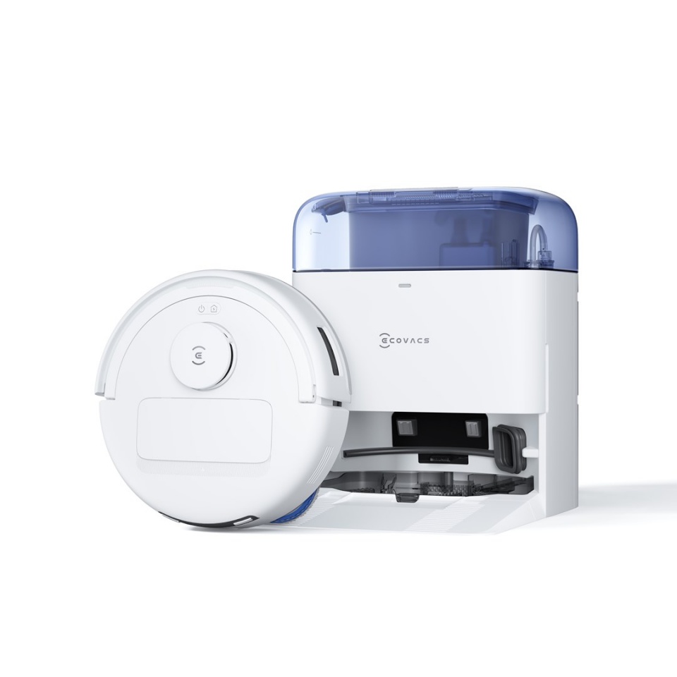 Ecovacs robottolmuimeja Deebot Mini Wet & Dry Robot Vacuum Cleaner, valge/sinine