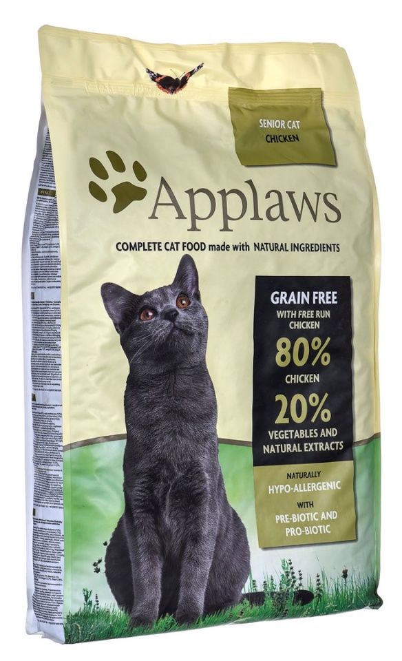 Applaws kuivtoit kassile Cat Senior Chicken, 7,5kg