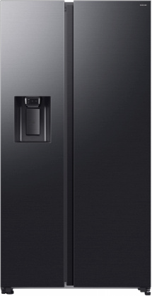 Samsung külmik RS70F64KEFEO Side by Side Refrigerator with Freezer, 640L, tumehall