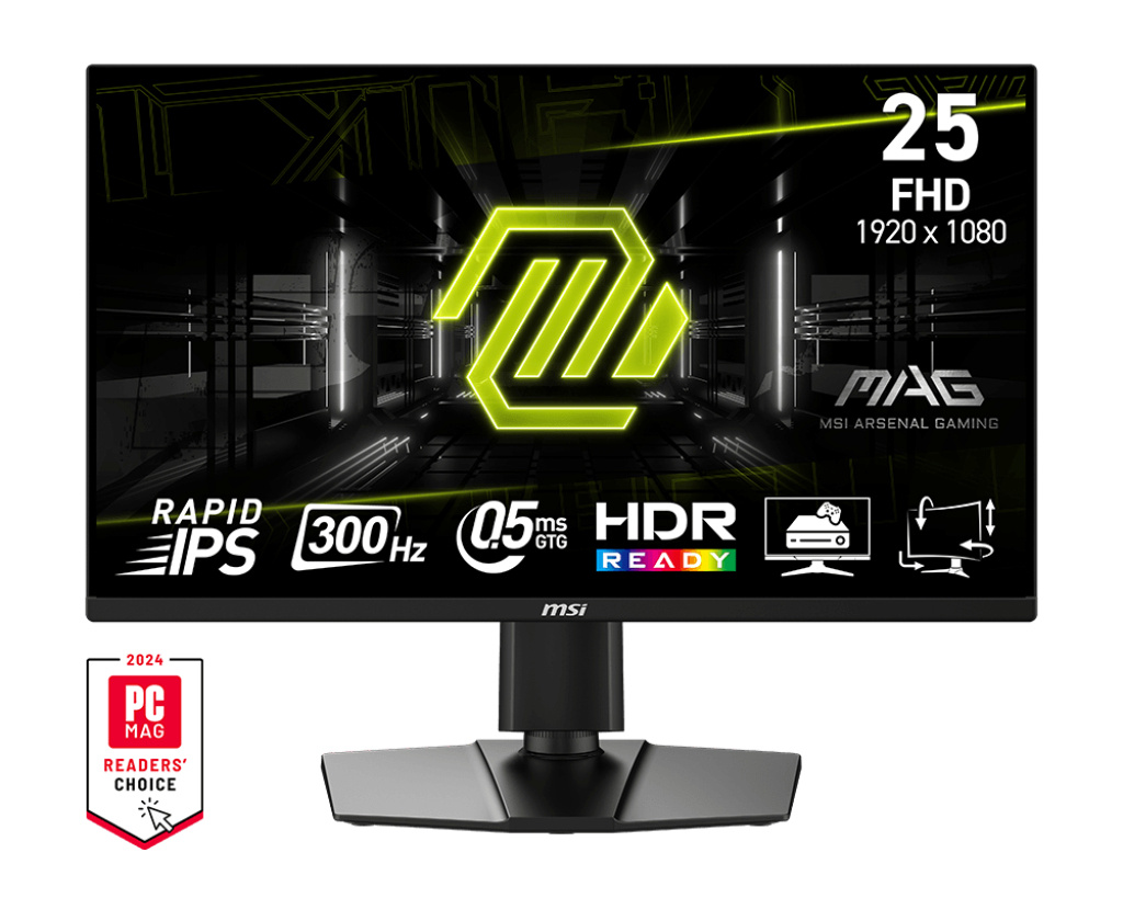 MSI monitor MAG 255PXF - 24.5" | Rapid IPS | Full HD | 0.5ms | 300Hz