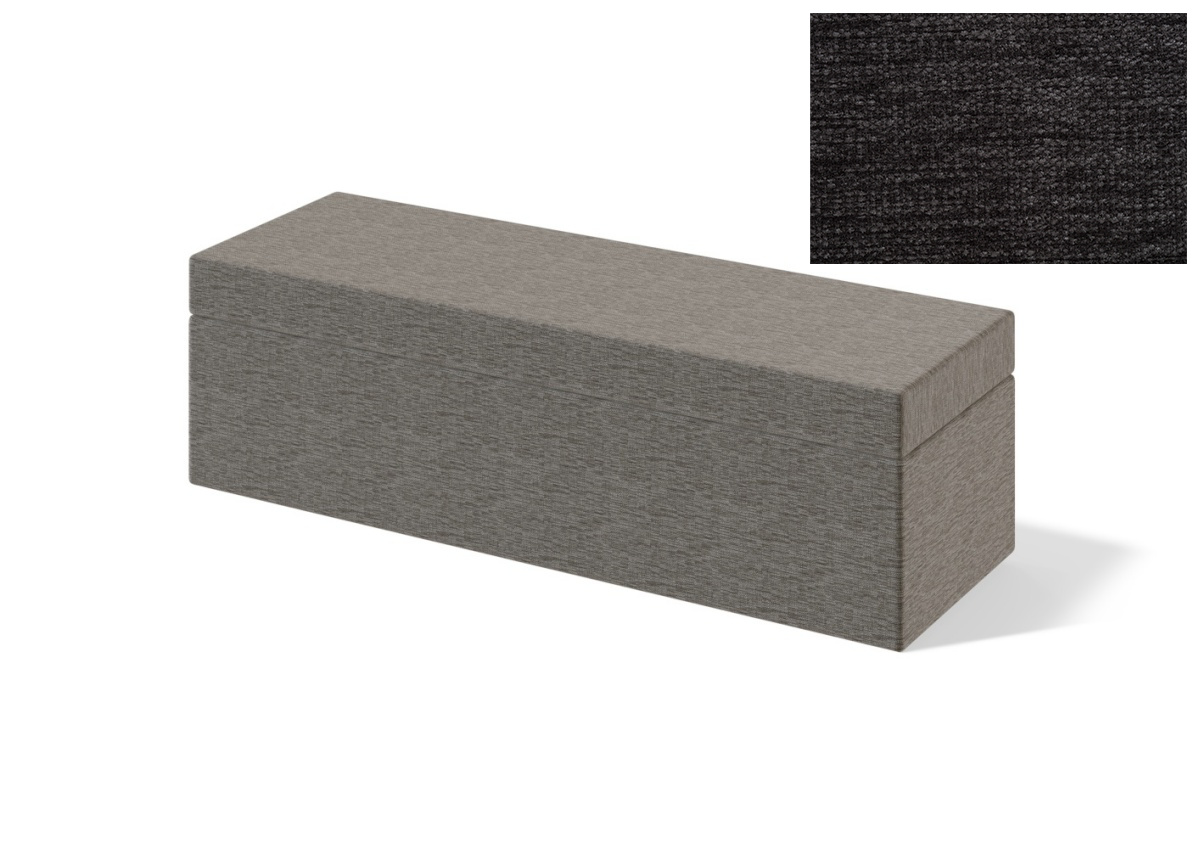 Sleepwell jalutsikast kontinentaalvoodile RED/BLACK PLAIN, 180x47x50cm, VERANO tumehall