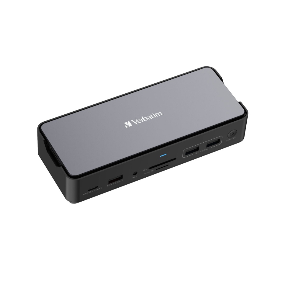 Verbatim USB-C Pro Docking Stat. 15 Port mit 256GB SSD 32174