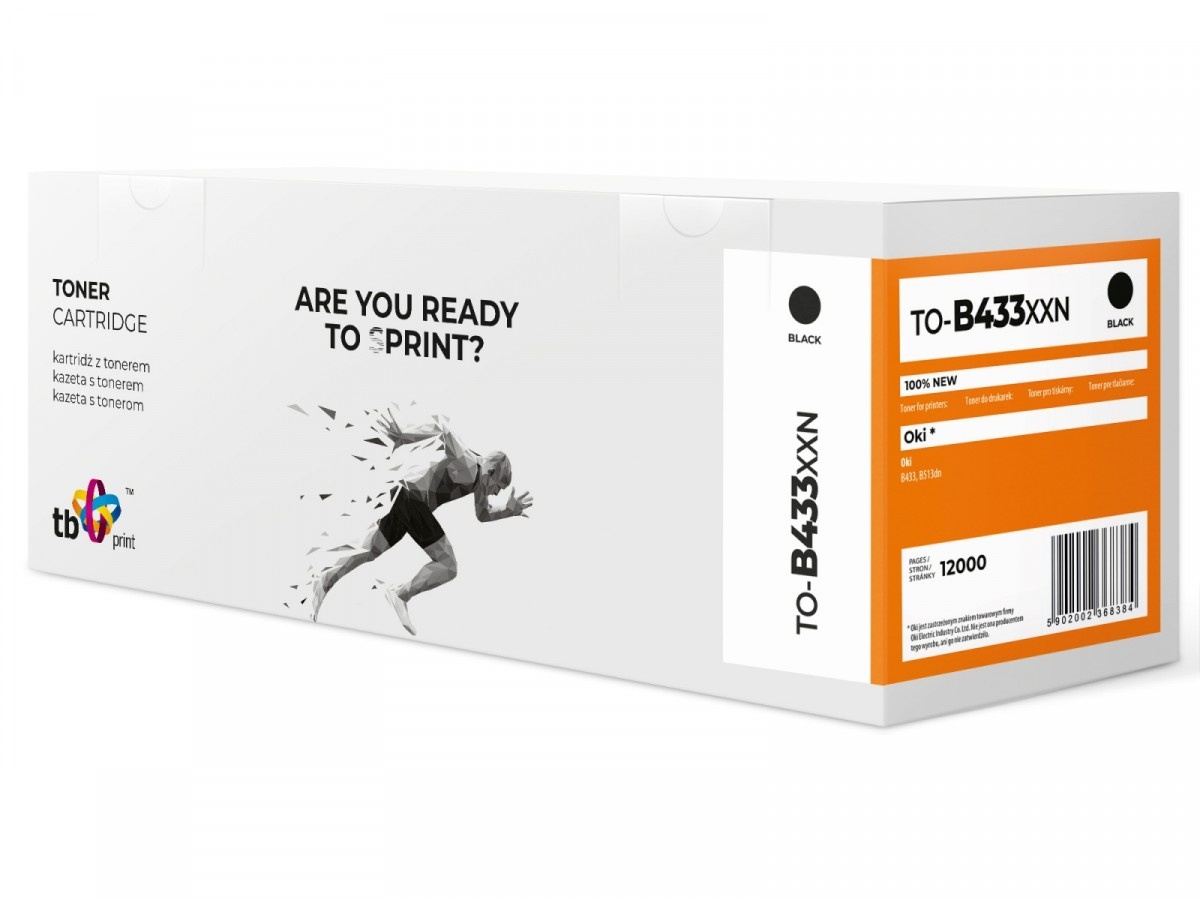 TB Print tooner for OKI B433/513 TO-B433XXN BK 100% new