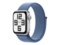 Apple Watch SE GPS 40mm hõbedane Aluminium Case with Winter sinine Sport Loop Apple