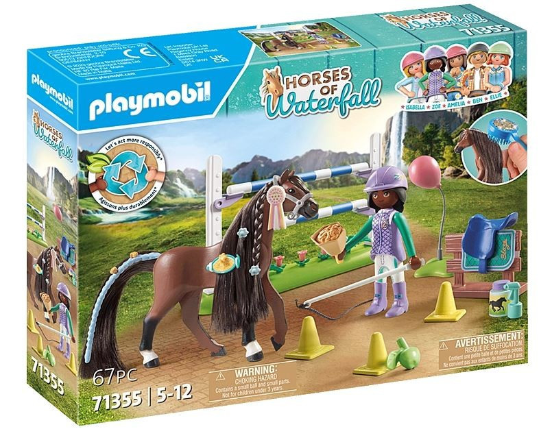 Playmobil klotsid 71355 Horses of Waterfall Zoe & Blaze with Turnierparcours