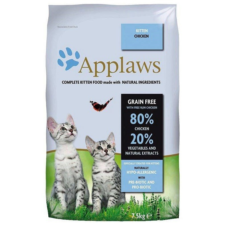 Applaws kuivtoit kassile Kitten Chicken, 7,5kg 