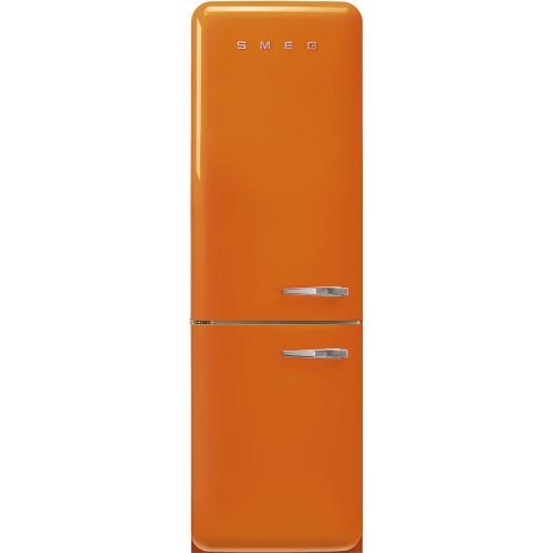 Smeg külmik FAB32LOR6 50-ndate stiil, 196cm, 234/97 l, 35dB, elektrooniline juhtimine, NoFrost, oranž