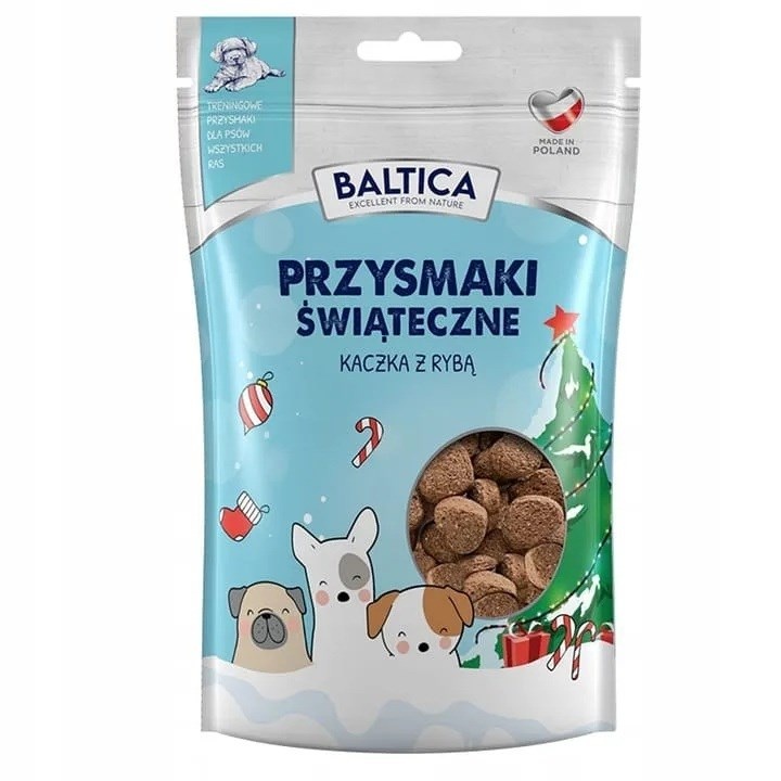 Baltica maius koerale Christmas Treats Duck with Fish, 100g
