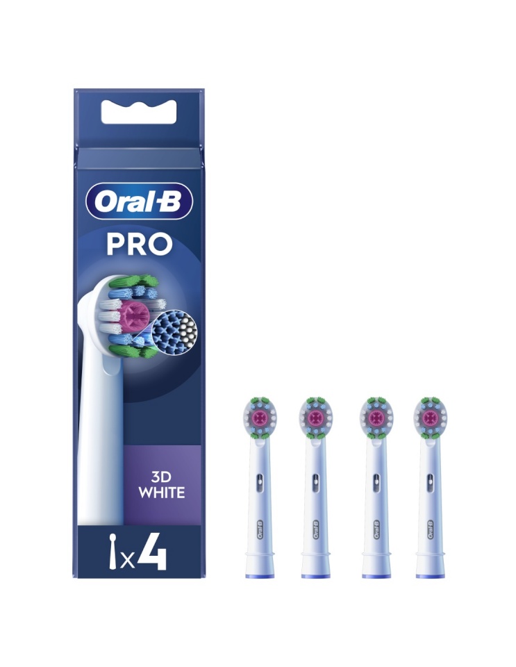 Braun lisaharjad Oral-B EB18-4 (3+1) 3D valge