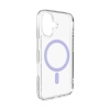 Puro Lite Mag Case Compatible with MagSafe for iPhone 17 - Transparent with Pink Ring roosa / iPhone 17
