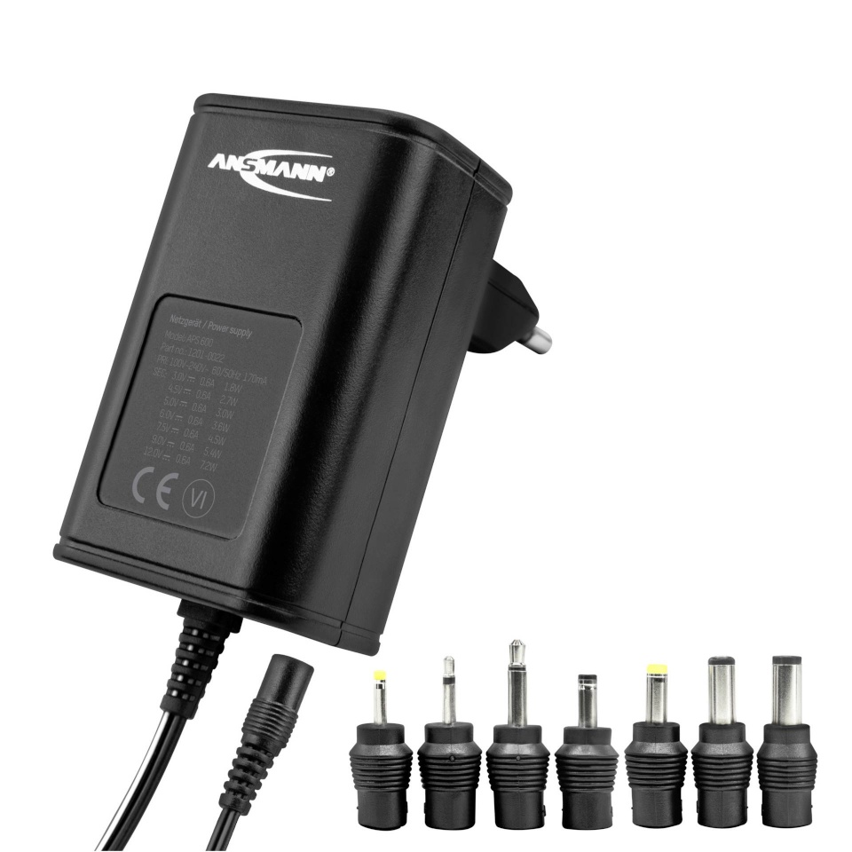 Ansmann laadija APS 600 max. 7,2 W 1201-022