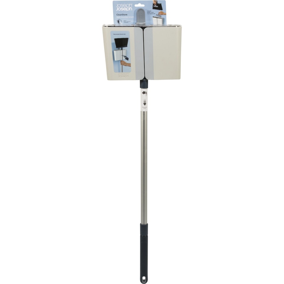 Joseph Joseph prügikast CleanStore sinine Wandmontierter Besen