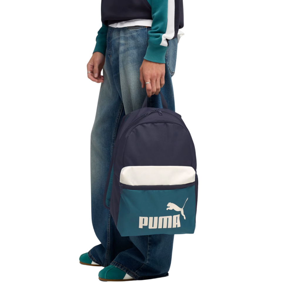 Puma seljakott Phase Color Block tumesinine 91175 07