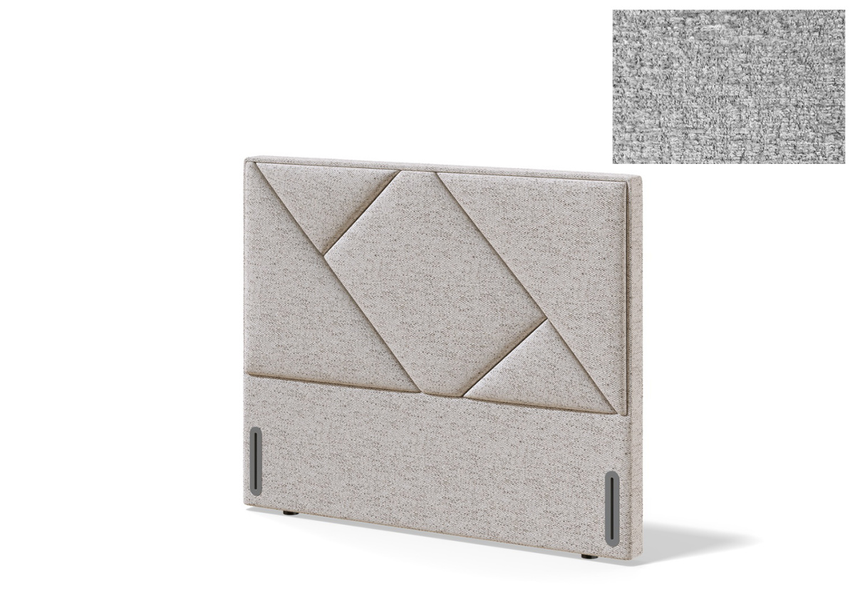 Sleepwell voodiots RED/BLACK GEOMETRY, 141x12.5x131cm, AVOLA hall