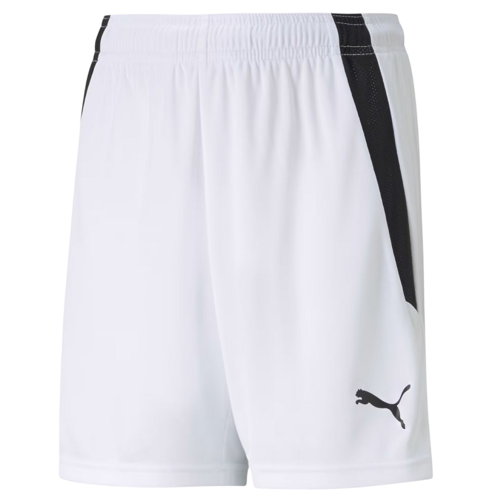Lühikesed püksid Kids Puma Teamliga Shorts Jr valge 704931 04 128cm