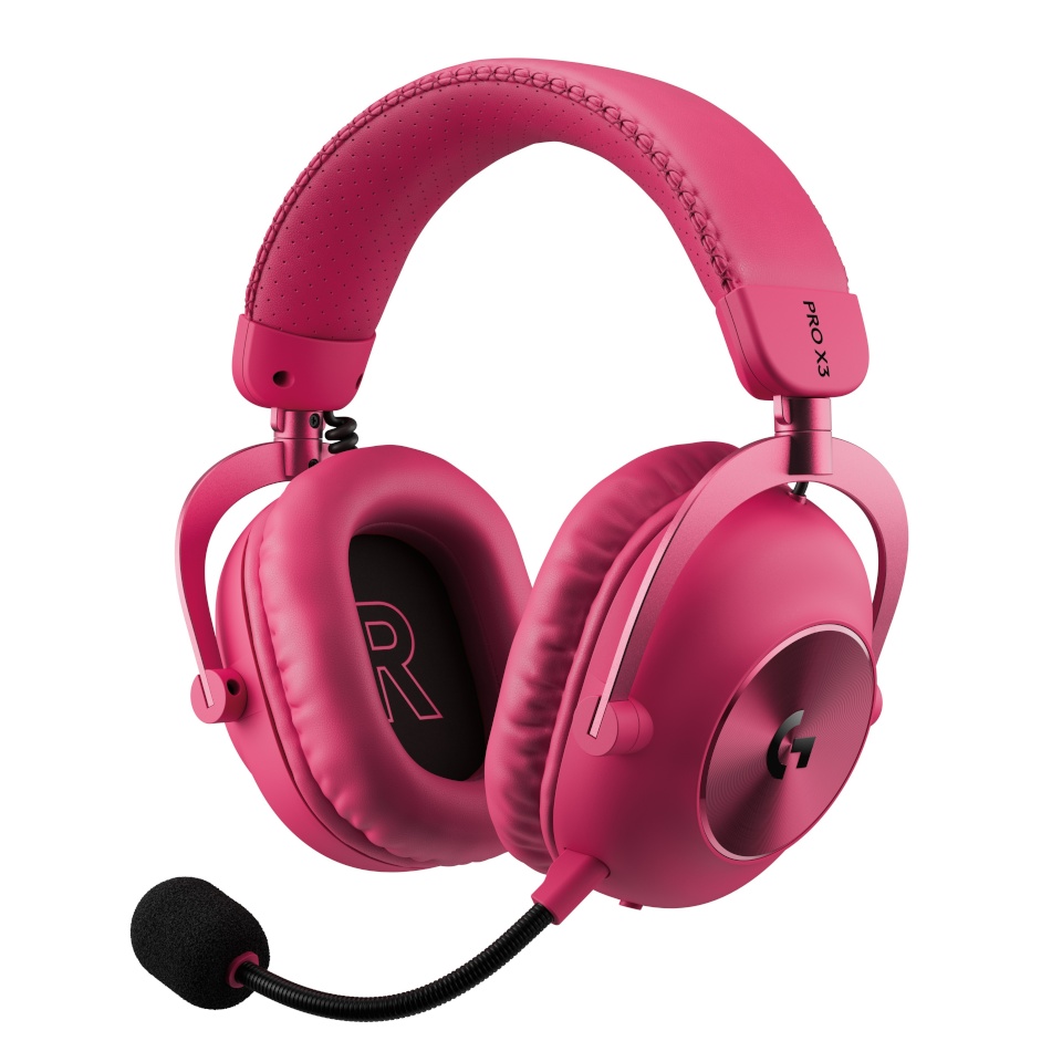 Logitechi kõrvaklapid PRO X3 Lightspeed Wireless, magenta