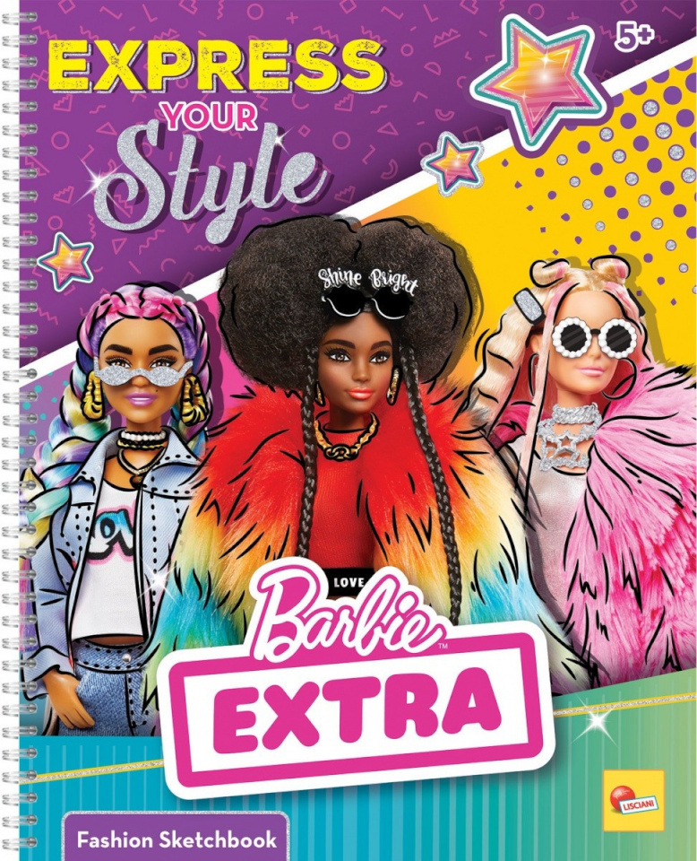 Lisciani sketchbook Barbie - Wyraź swój styl