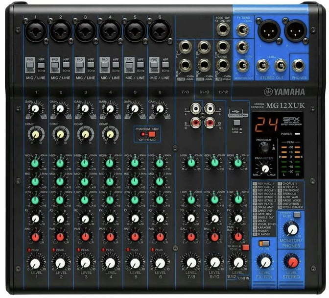 Yamaha MG12XUK analoogmikser