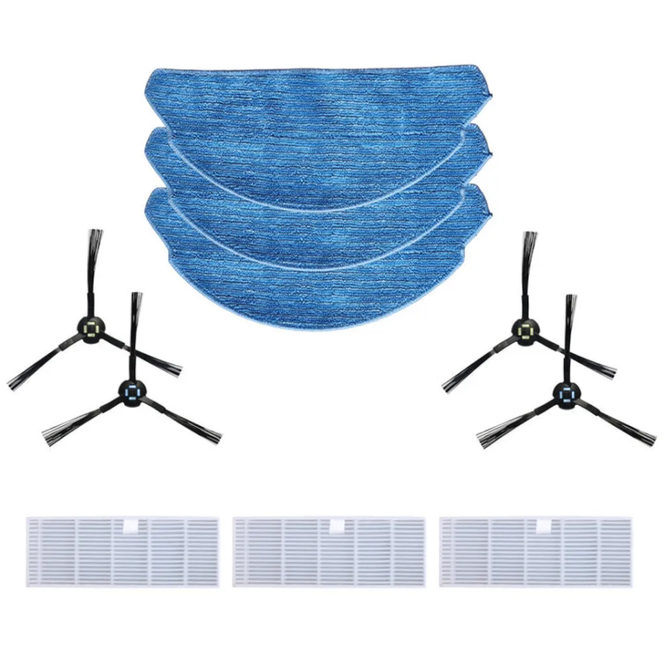 Zaco lisatarvikute komplekt V6 Original Accessory Set for Robot Vacuum Cleaners, sinine