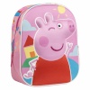 Peppa Pig 3D-seljakott roosa 25.0x31.0x10.0cm